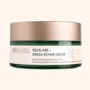 New Jumbo Biossance Squalane + Omega Repair Cream 100ML Hydrate Firming Vegan